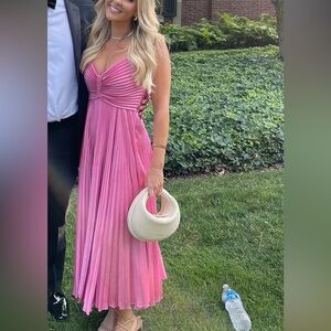 A.L.C. Gemini Pleated Dress